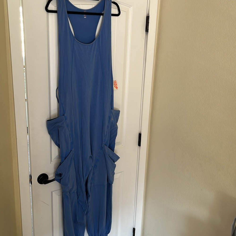 Free People Movement Infinity Onesie Swim Club Blue - Picture 4 of 14